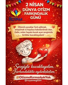 Otizmli bireyler dünyayı farklı bir pencereden deneyimler.